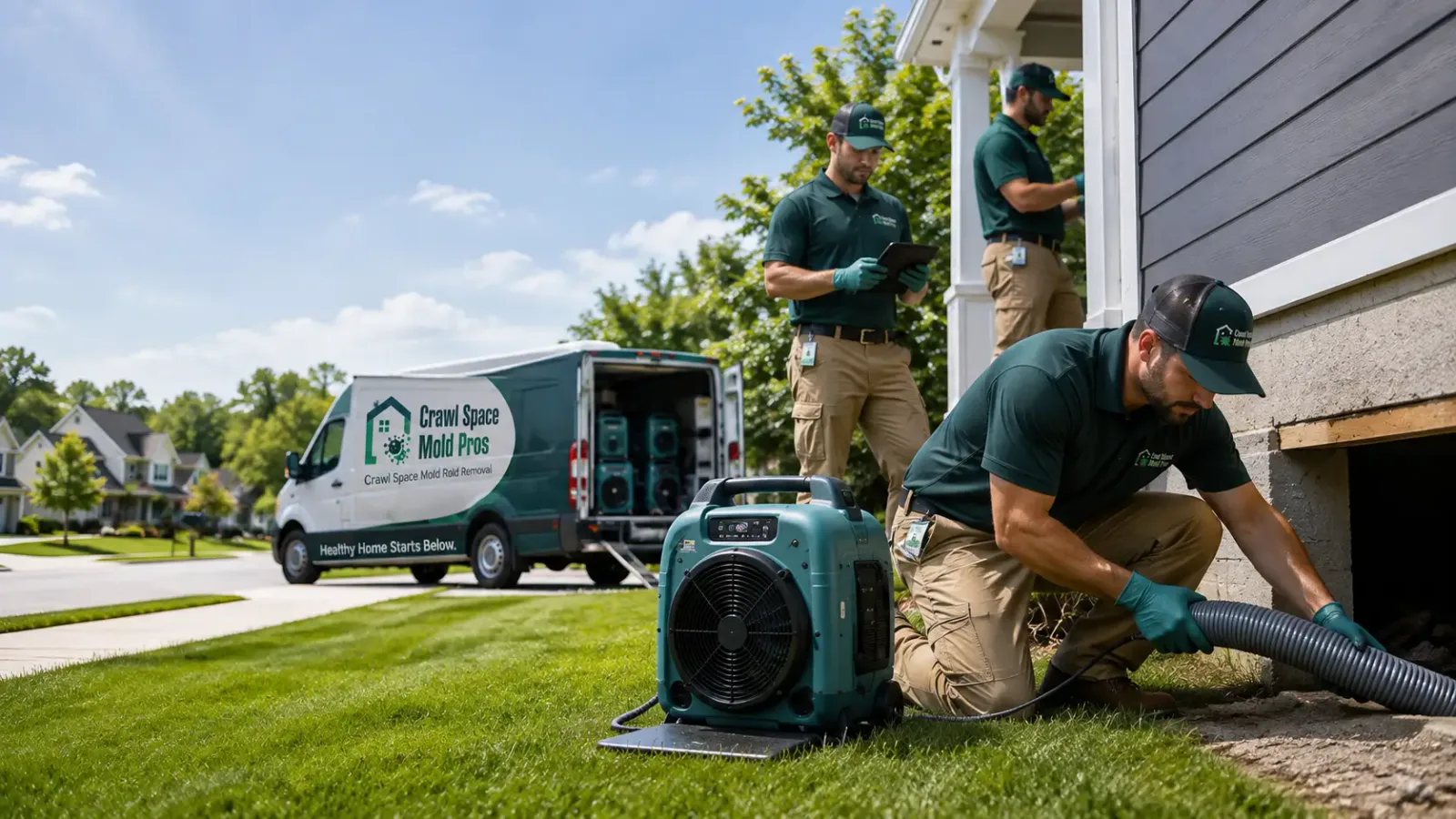 Crawl Space Mold Removal in Kewaunee, WI